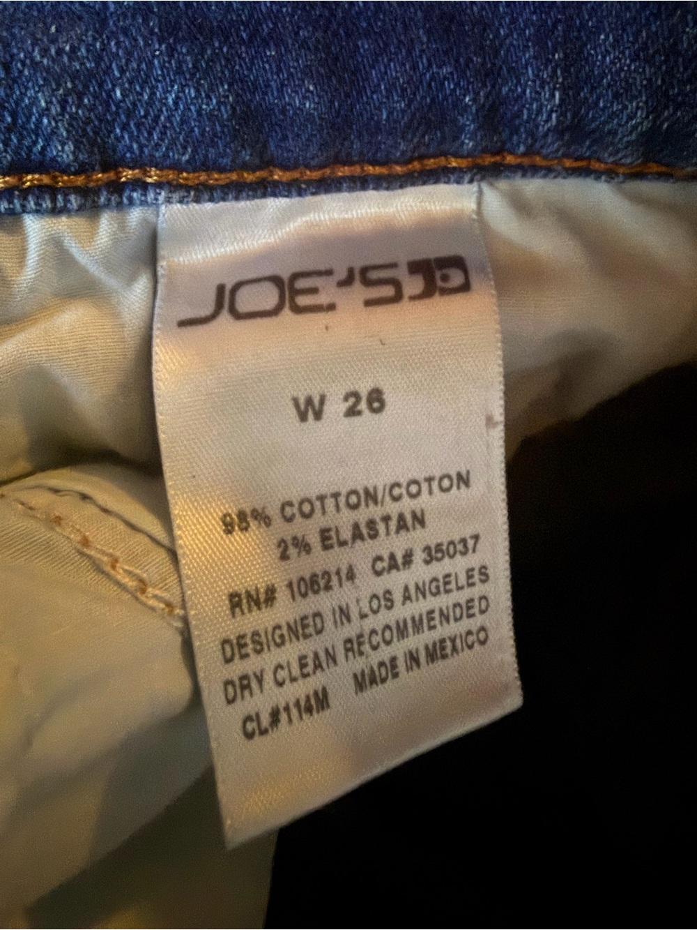 Joe's Jeans Women's Blue Denim Jean Shorts - Picture 5 of 5